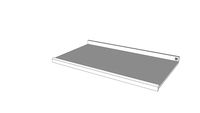 KING Top Rocka Gold 93*54 - White