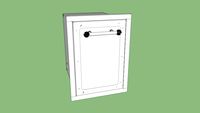 Fire Magic 53820HTSC Black Diamond Trash Cabinet