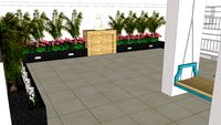 Terrace Garden, Exterior Landscaping, Plants, Flower Beds, Lawn, Vegetable Garden