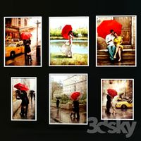 Red umbrella by Daniel Del Orfano