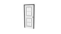 KING Door - D4 -KG-10 Dark oak