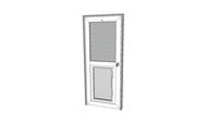 KING Door - D4 -KG-7 White