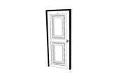 KING Door - D4 -KG-5 Dark oak