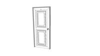 KING Door - D4 - KG-5 White