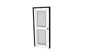 KING Door - D4 -KG-3 Dark oak