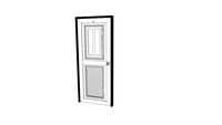 KING Door - D4 -KG-2 Dark oak