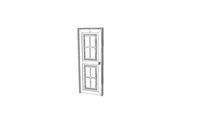 KING Door - D4 -KG-10 White