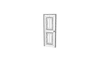 KING Door - D4 -KG-6 White