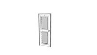 KING Door - D4 -KG-3 White