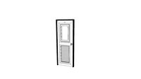 KING Door - D4 -KG-1 Dark oak