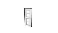 KING Door - D1 -KG-10 Dark oak