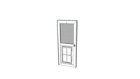 KING Door - D1 -KG-8 White
