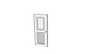 KING Door - D1 -KG-2 White