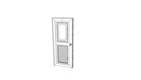 KING Door - D1 -KG-1 White