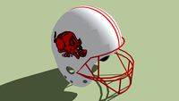 Fursty Razorbacks football helmet