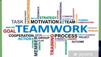 Teamwork Wallpaper Wall Mural