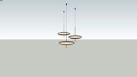 Gino Sarfatti Model No.2065 3 Pendant Light