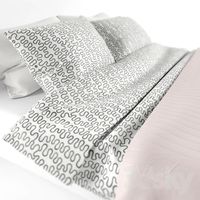 Set a blanket and pillows IKEA KROKRIS and quilted bedspread