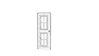 KING Door - D1 - KG-10 White