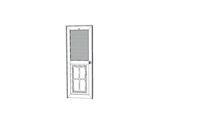 KING Door - D1 - KG-8 White