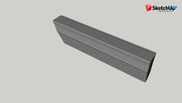 GHOST L240deg FOR CAST CONCRETE WALL RECESSED - outdoor lighting