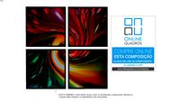 Quadro grande de Arte Abstrata Colorida