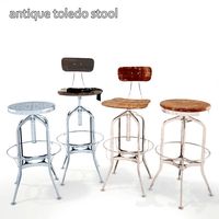 Bar Stool Antique Toledo Stool