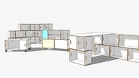 Modular shelves BRICKBOX (Estantería modular BRICKBOX)