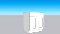 Malibu White Shaker 30' Base Cabinet