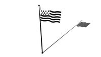 Flag of Brittany - Banniel Breizh - Drapeau Bretagne