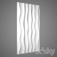 Decorative 3D panels from plaster "DUNA"