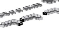 FLEXFORM - GROUNDPIECE SOFA
