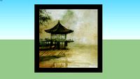 Quadro pintura japonesa