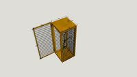 2'x2'x5' wooden bird cage