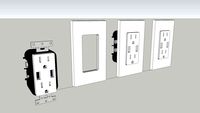 Cargador USB A y tomacorriente Leviton RUAA1