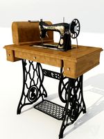 sewing machine, singer
