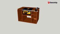 Dewalt DW745 Table Saw Cabinet