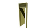 Door with pennant