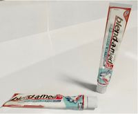 a tube of toothpaste