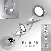 PirOLED - fashionable lamp from OSRAM