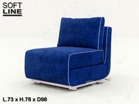 Armchair Softline City single sleep