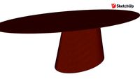 Mesa De Jantar Cona Oval-Sierra