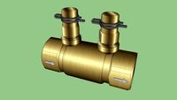 Tronchetto per misurazioni di portata - Pipe for flow measurements
