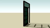Sliding Door with Header