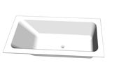 1.7m x.7x.5 Inset Bath