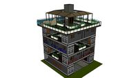 Container hotel ( stackable)