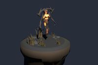 Medieval Fantasy - Infernal Sorceress