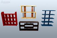 Low Poly Shelves Bundle