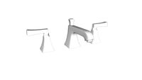 K-454-4V Memoirs(R) Stately Stately widespread bathroom sink faucet with deco lever handles
