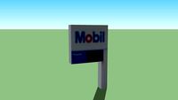 Illinois Tollway- Mobil Gas Sign